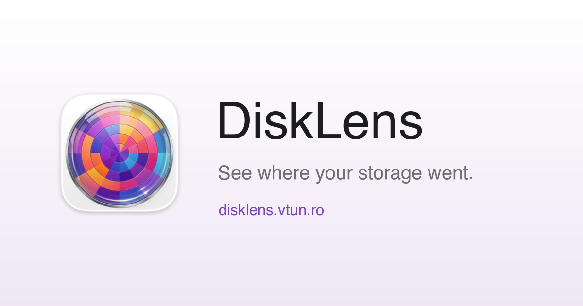 DiskLens screenshot